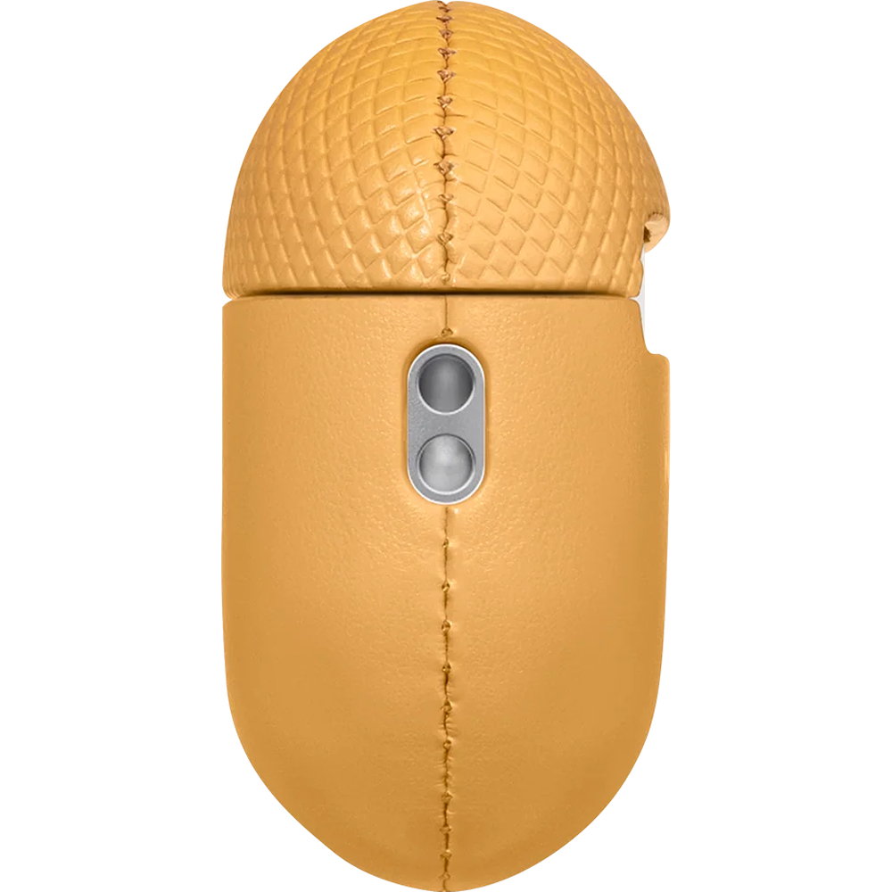 APPRO2-LTHR-KFT, (Re)classic  CASE чехол защитный для AIRPODS PRO 2 кожанный, цвет: крафт !